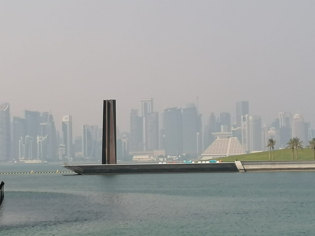 Doha - išeinantis laivas